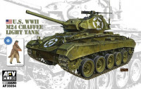 AFV club 35054 U.S. WWII M24 Chaffee Light Tank 1/35