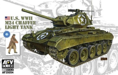 AFV Club AF35054 U.S. WWII M24 Chaffee Light Tank 1/35