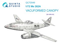 Quinta Studio QC72049 Набор остекления для модели Me-262A (Airfix) 1/72