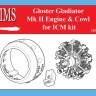 Aims AIMS32P020 Gloster Gladiator Mk.II engine and cowl set (designed to be used with ICM UA GB kits) 1/32
