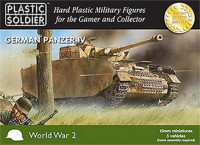 Plastic Soldier WW2V15002 15mm Easy Assembly German Panzer IV Tank