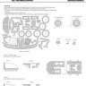 New Ware NWA-M0737 1/48 Mask B-26C-50 Invader BASIC (ICM 48284)