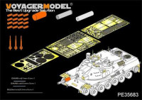 Voyager Model PE35683 Modern German MBT-70 (Gun barrel ,smoke discharger atenna base include (For DRAGON3550) 1/35
