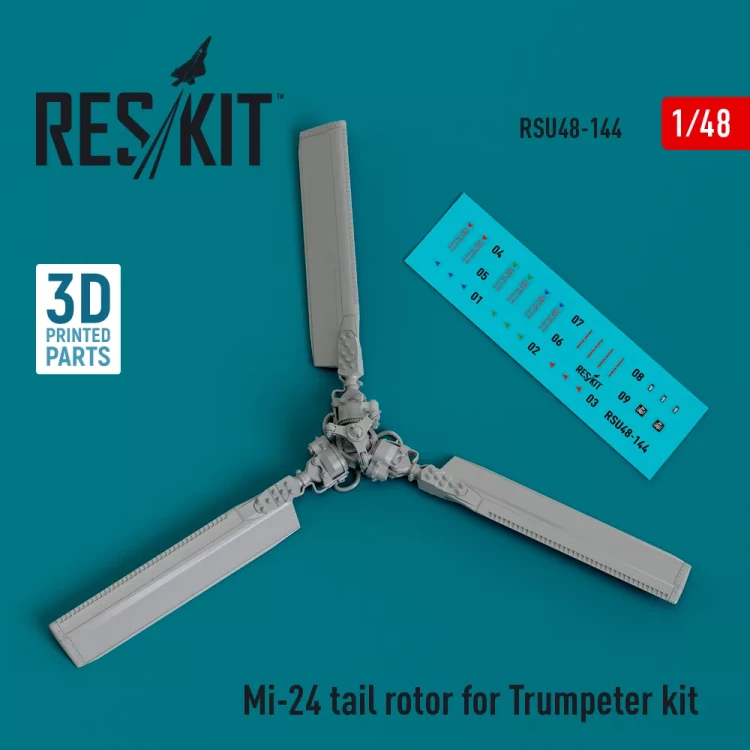 Reskit U48144 Mi-24 tail rotor (TRUMP) 1/48