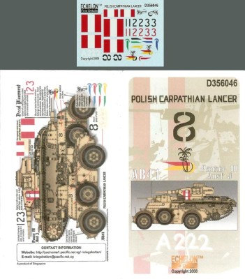 Echelon FD D356046 Polish Carpathian Lancer [Pz.Kpfw.III Ausf.J] 1/35
