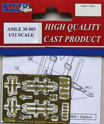 AML AMLE30003 Seatbelts Luftwaffe WWII - Fighters 1/32