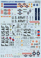 Print Scale 72-111 Cessna A-37 Dragonfly Wet decal 1/72