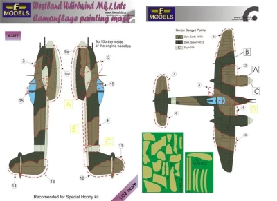 Lf Model M3277 Mask Westl.Whirlwind Mk.I late Camouflage p. 1/32