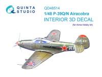 Quinta studio QD48514 P-39Q/N Airacobra (Arma Hobby) 1/48
