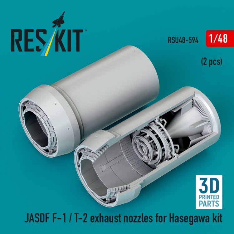 Reskit U48594 JASDF F-1/T-2 exh. nozzles (HAS) 1/48