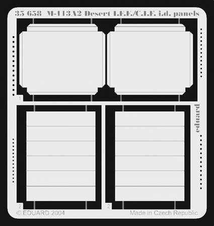 Eduard 35658 M-113A2 Desert I.F.F./C.I.F. i.d. panels TAM