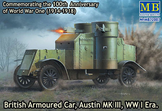 Master Box 72007 British Austin Mk III, WW I 1/72