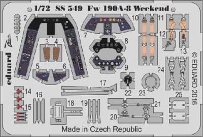 Eduard SS549 Fw 190A-8 Weekend1/72
