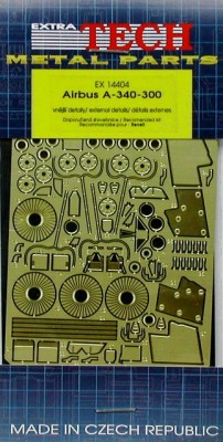 Extratexh EXTE14404 Airbus A-340-300 external details (REV) 1:144