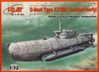 ICM S.006 Германская подводная лодка Zeehund, тип XXIIB 1/72