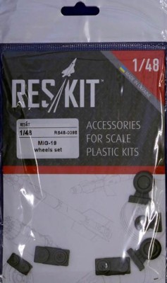 Reskit RS48-0098 MiG-19 wheels set (TRUMP) 1/48