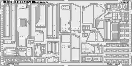 Eduard 36096 M-1134 ATGM blast panels AFV