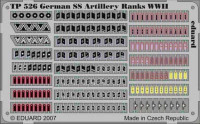 Eduard TP526 German SS Artilery Ranks WWII