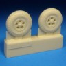 Barracuda Studios BCR48446 Supermarine Spitfire Five Slot Z-Block Mainwheels 1/48
