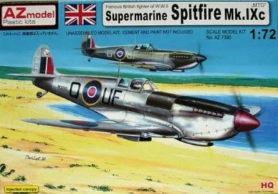 AZ Model 73090 Supermarine Spitfire Mk.IXc 'MTO' (4x RAF) 1/72