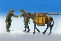 Plus model 323 U. S. Infantrymen with mule 1:35
