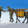 Plus model 323 U. S. Infantrymen with mule 1:35