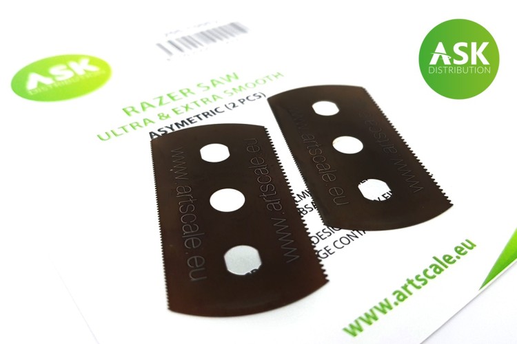 Art Scale 200-T0002 2 pc ASK Razor Saw 43/70 teeth No Scale