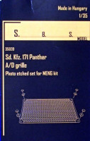 SBS model 35039 Sd.Kfz. 171 Panther A/D grille (MENG) 1/35