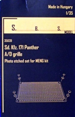 Sbs Model 35039 Sd.Kfz. 171 Panther A/D grille (MENG) 1/35