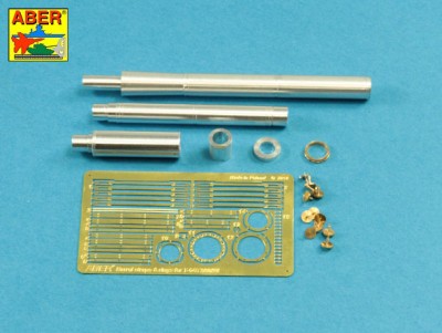 Aber 35 L-146 125mm 2A46M-4 Barrel for Soviet T-80U; T-80UM; T-80UD &amp; Ukrainian T-84 (designed to be used with Trumpeter and Zvezda kits) 1/35