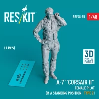 Reskit F48055 A-7 'Corsair II' female pilot stand.posit. 2 1/48