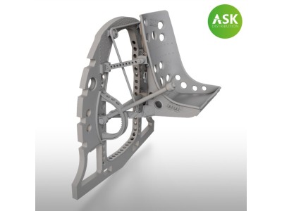 Art Scale 200-A48051 Mitsubishi A6M5 Model 52 Bulkhead with Seat in TOP position 1/48