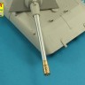 Aber 35 L-261 150mm Barrel with muzzle brake for E-100 Heavy tank with Krupp turret (designed to be used with Trumpeter kits) 1/35