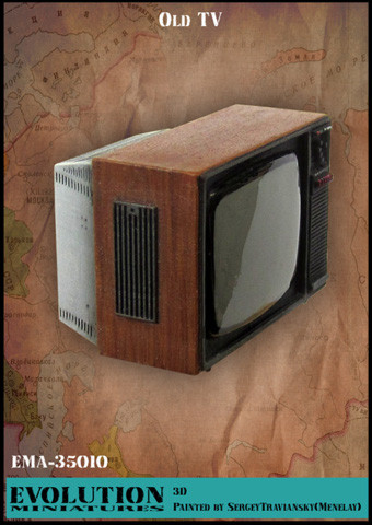 Evolution Miniatures EMA-35110 Старый телевизор 1:35