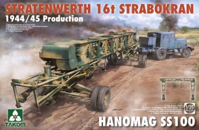 Takom 2124 16 т кран и тягач Ханомаг SS 100 1/35