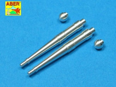 Aber A32022 Set of two barrels for Hispano 20mm machine cannons for British fighter Supermarine Spitfire 1/32