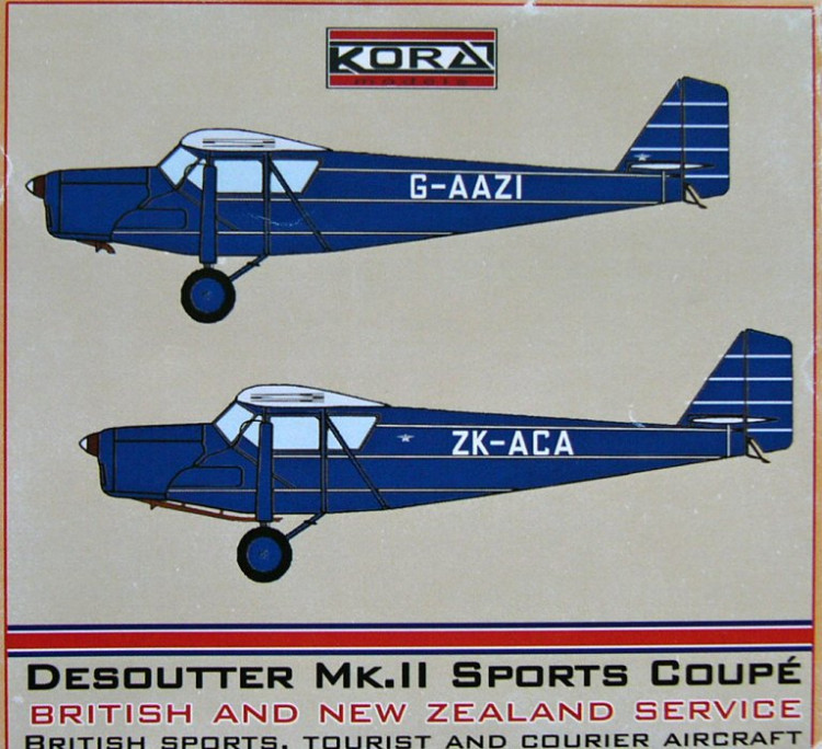 Kora Model 72169 Descoutter Mk.II Sports Coupe (British&NZ) 1/72