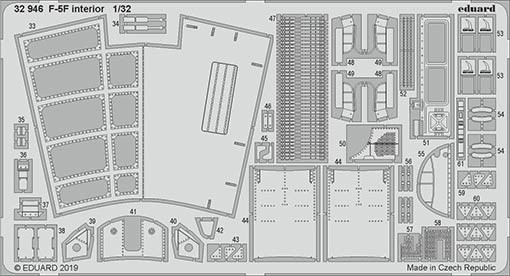 Eduard 32946 SET F-5F interior (KITTYH)