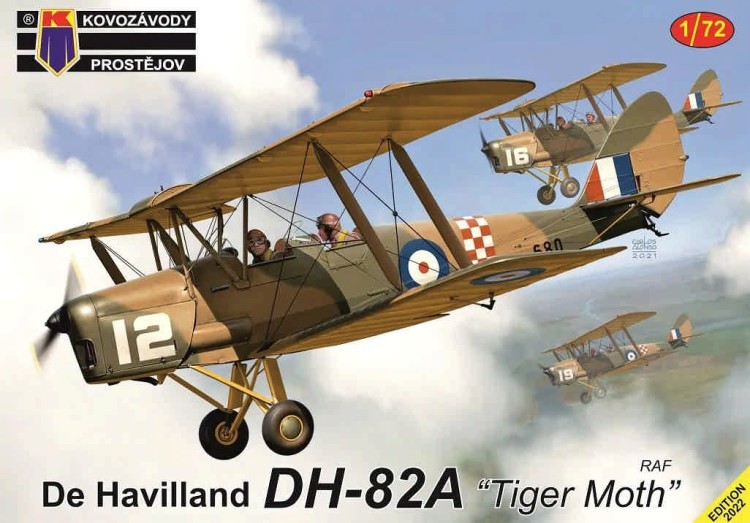Kovozavody Prostejov 72363 DH-82A 'Tiger Moth' RAF (3x camo) 1/72