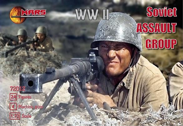 Mars MAR72012 Soviet WWII Assault Group 1/72