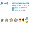 Quinta studio QM35013 Ордена и знаки отличия ВМФ СССР (1942-1945) 1/35