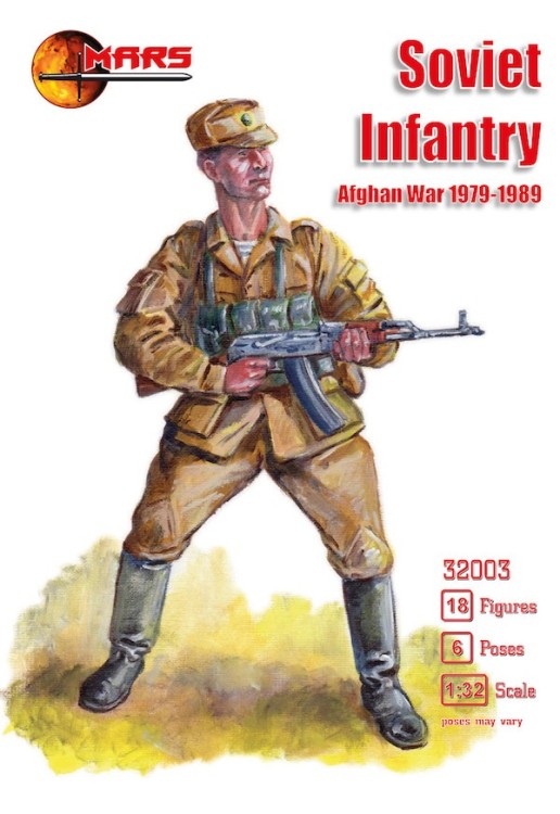 Mars MAR32003 Soviet infantry Afghan war 1979 -1989 1/32