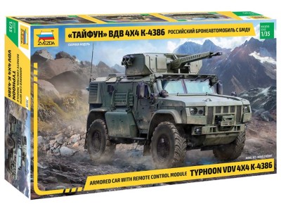 Звезда 3648 Бронеавтомобиль К-4386 Тайфун-ВДВ 4х4 1/35