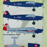 Kora Model DEC72128 Bf 108 B Taifun Part II. (Swiss AF) декали декали 1/72