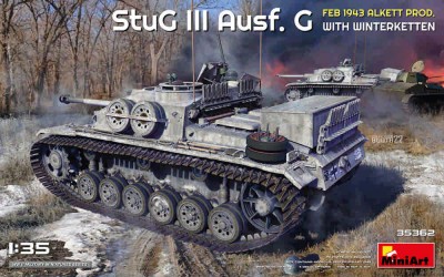 Miniart 35362 StuG III Ausf.G 1943 Alkett P.w/ Winterketten 1/35