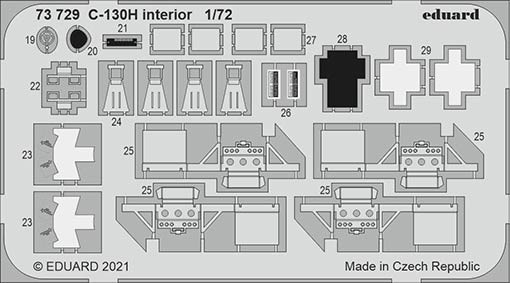 Eduard 73729 SET C-130H interior (ZVE)