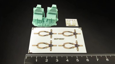 Metallic Details MDR48290 Pilot seats for Sikorsky UH-60, SH-60, MH-60 early 1/48