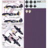 Kora Model DEC7243 Fw 190A-3 (Escuadrilla Azul) декали декали 1/72