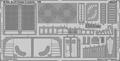 Eduard 48934 Su-35 Flanker E exterior 1/48