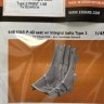 Eduard 6481065 BRASSIN P-40 seat w/ integral belts Type 2 1/48